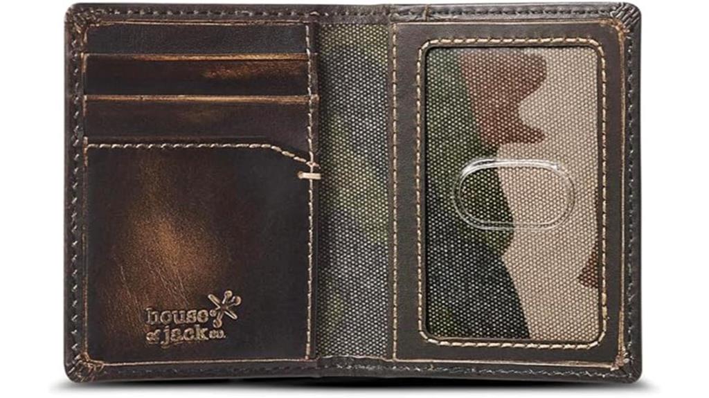 slim card wallet men