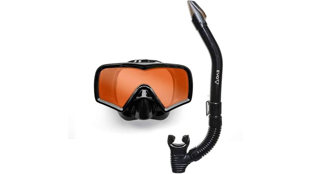 snorkel mask set for adults
