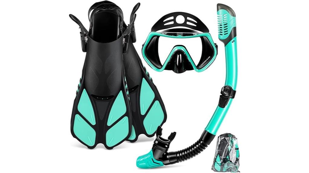 snorkel set for adults