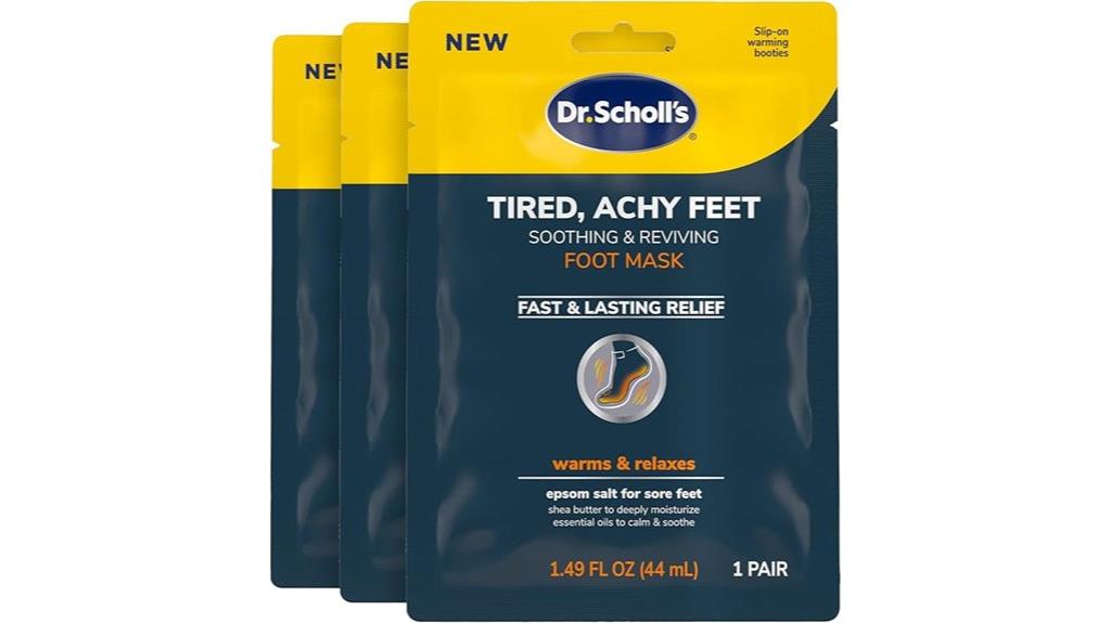soothing foot mask treatment