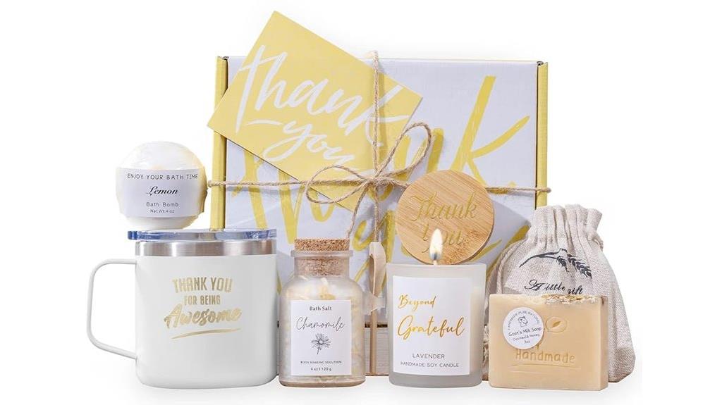 spa gift basket for women