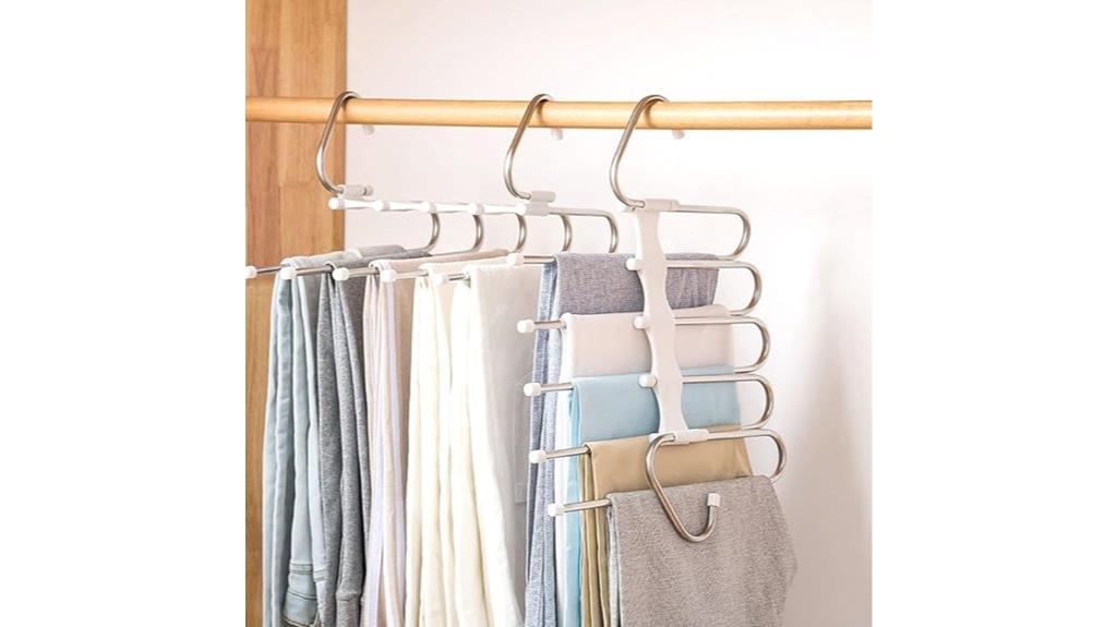 space saving metal hangers