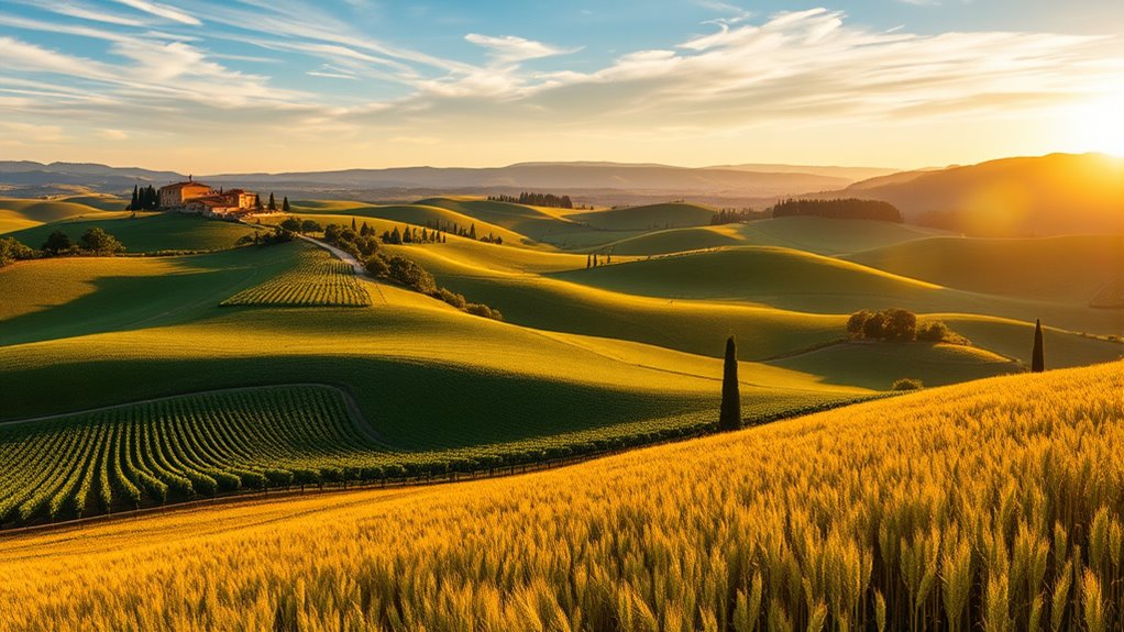 stunning tuscan countryside vistas