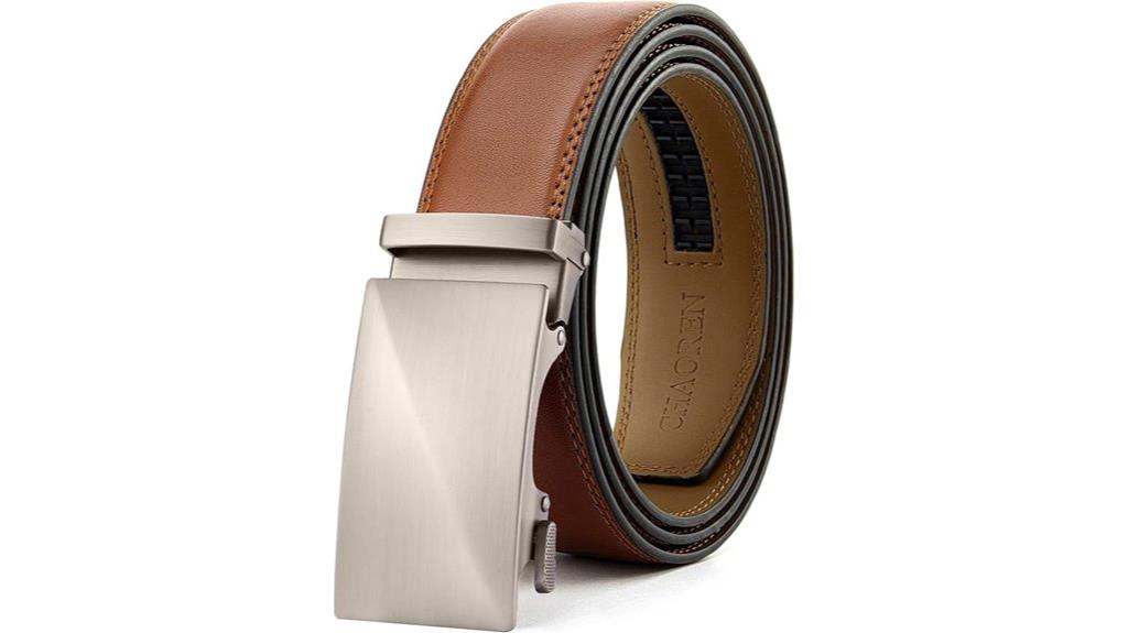 stylish adjustable leather belt