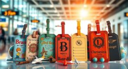 stylish personalized luggage tags