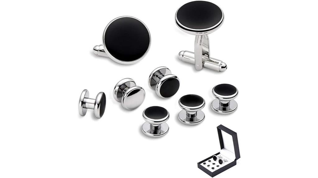 stylish stainless steel cufflinks