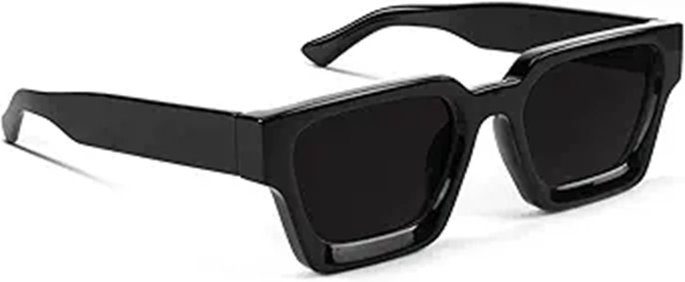 stylish unisex square sunglasses