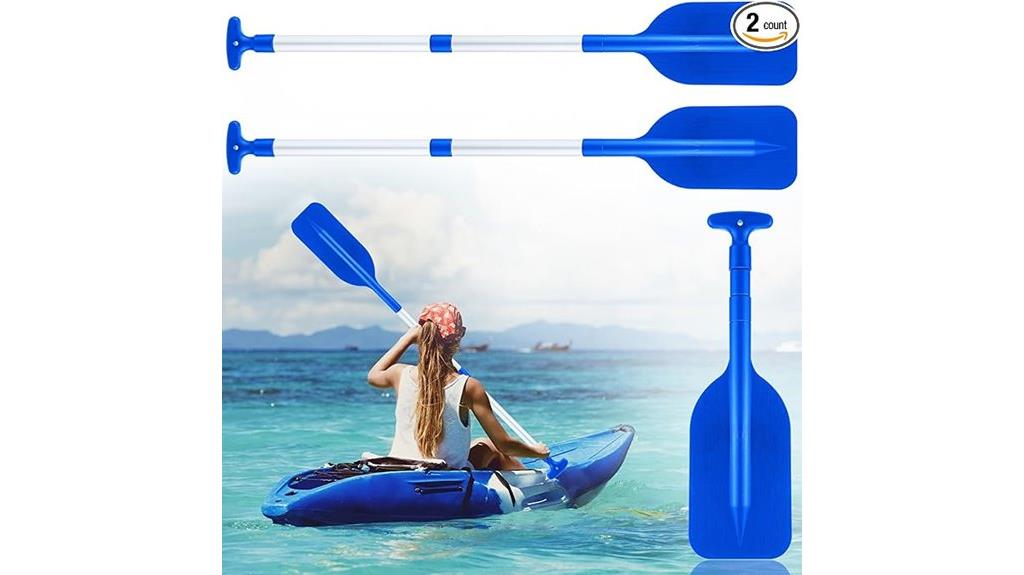 telescoping canoe paddles set