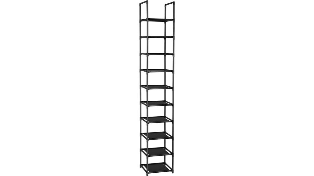 ten tier shoe organizer