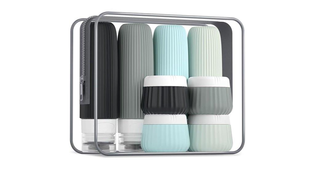 toiletry travel bottle set