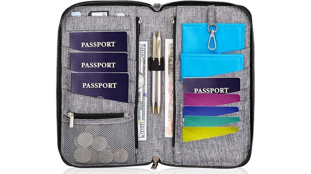 travel document organizer wallet