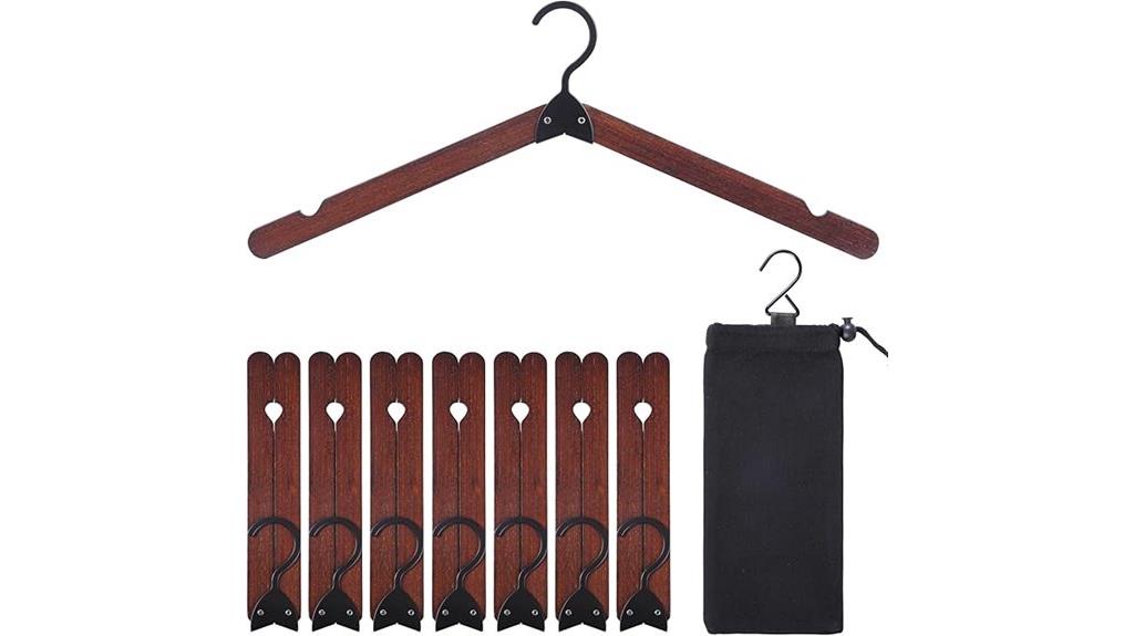 travel friendly foldable hangers