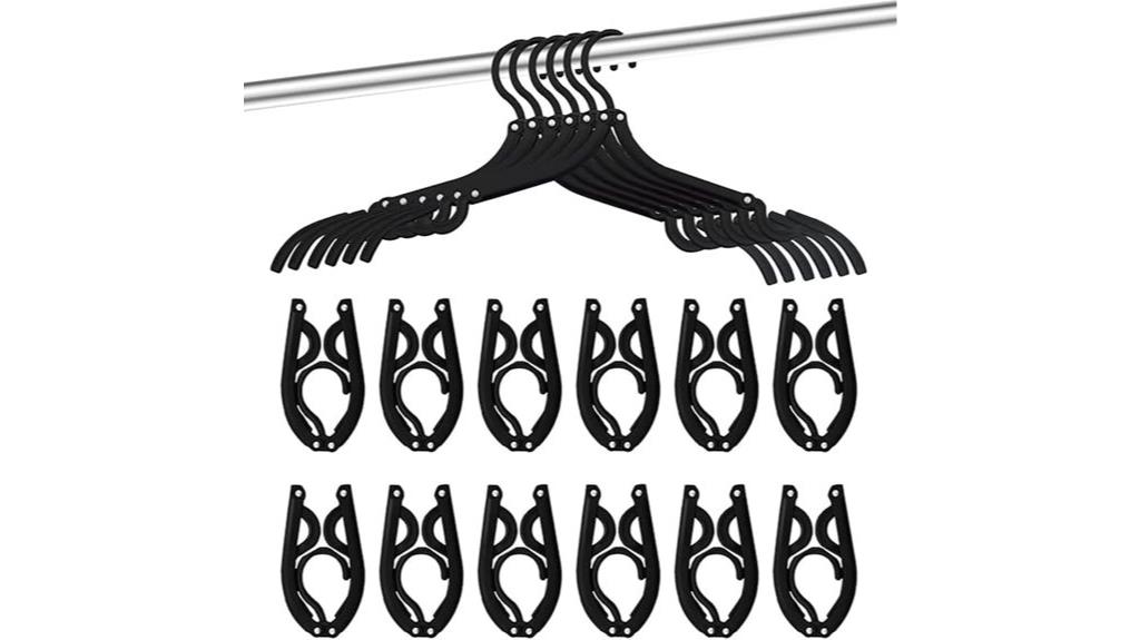 travel friendly folding hangers