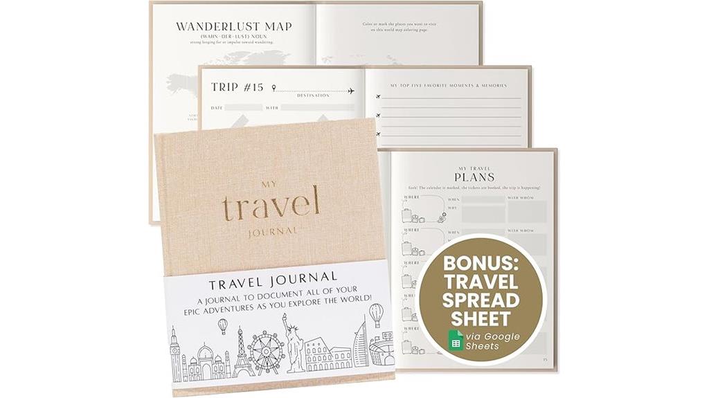 travel journal for adventurers