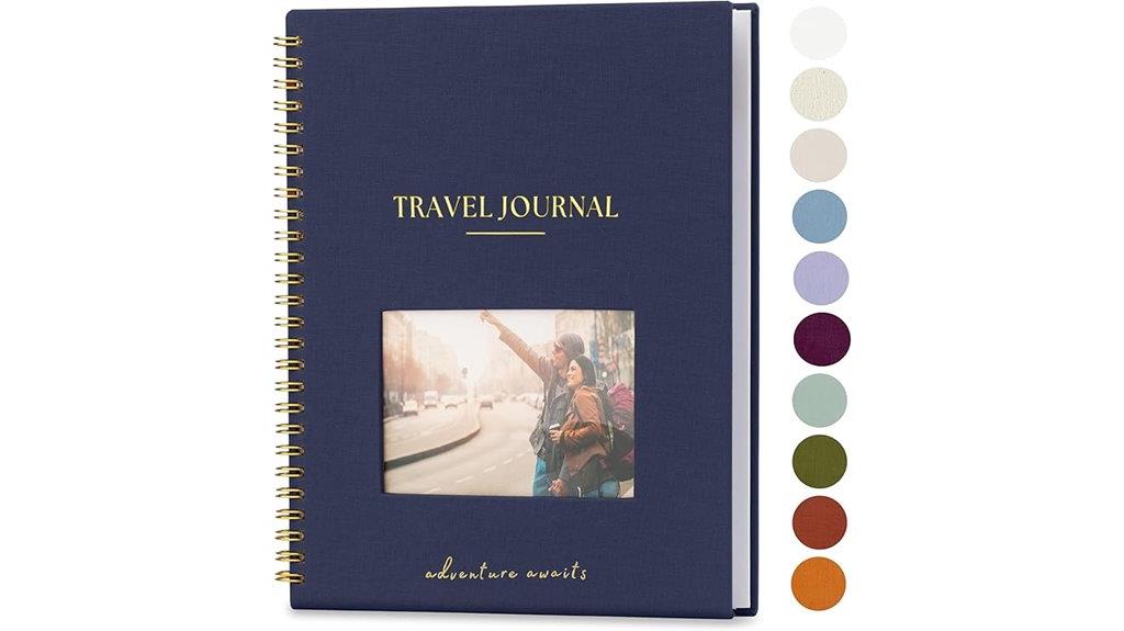 travel journal with prompts