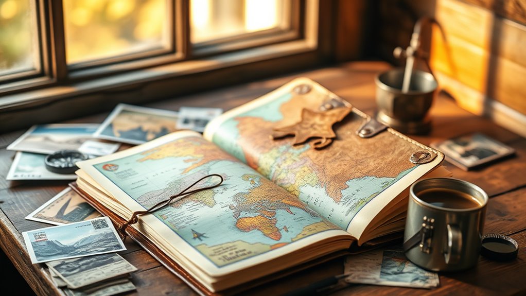 travel journals with maps