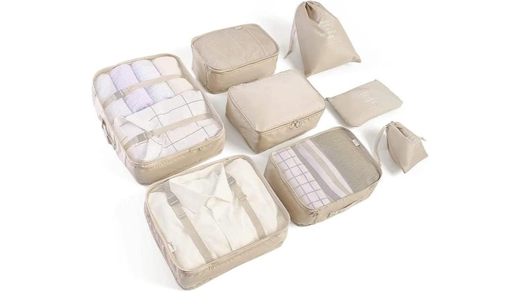 travel luggage organization set