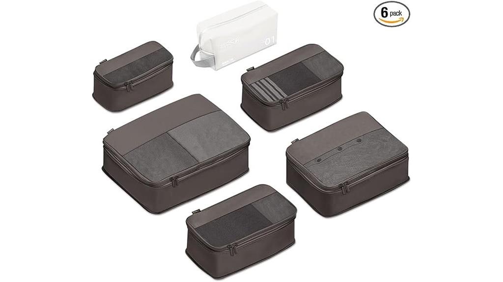 travel organization packing cubes