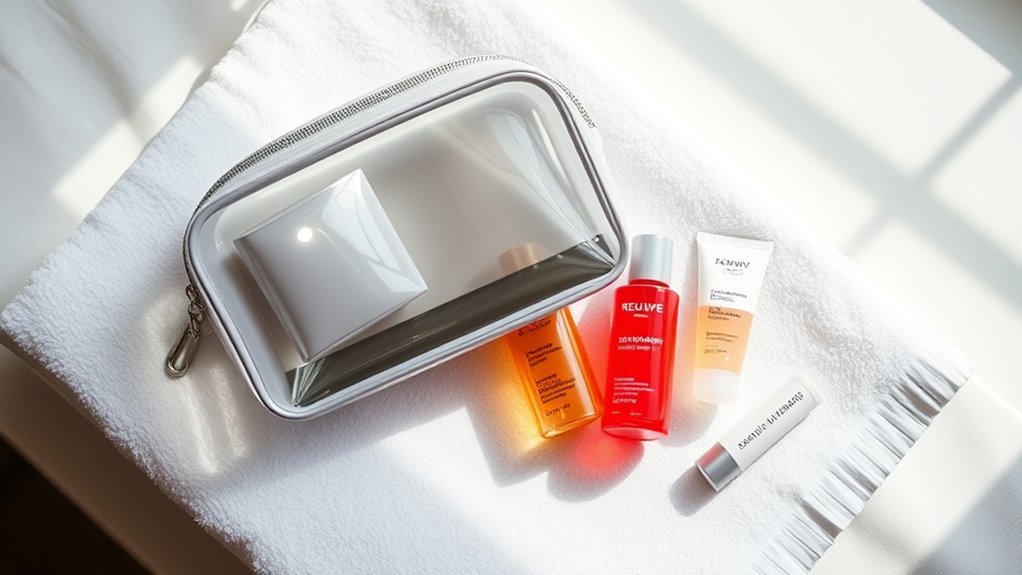travel size toiletries selection criteria