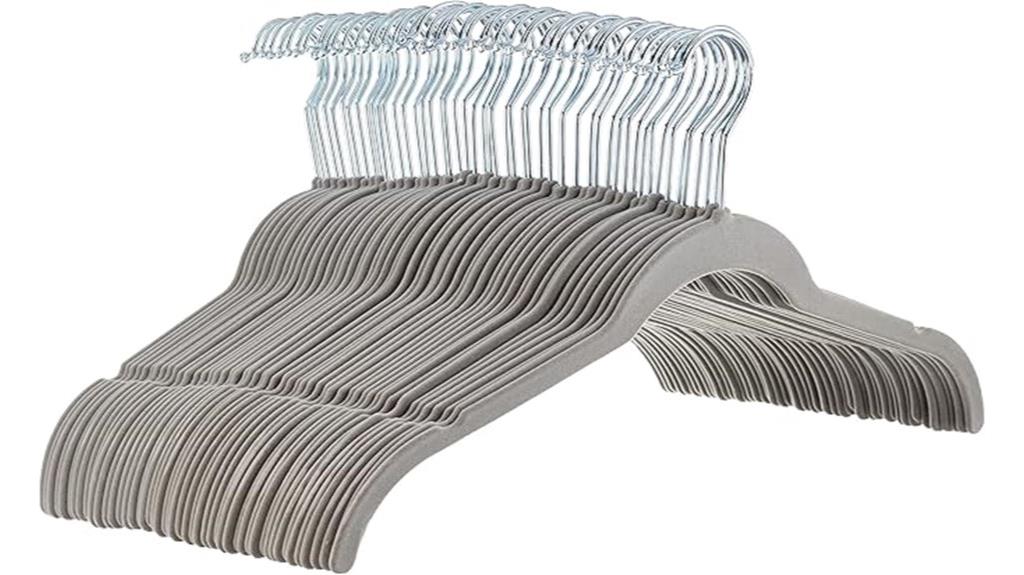 velvet non slip shirt hangers