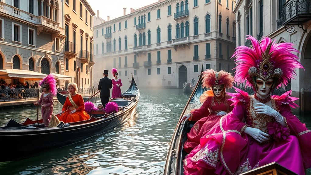 venice carnival s colorful festivities
