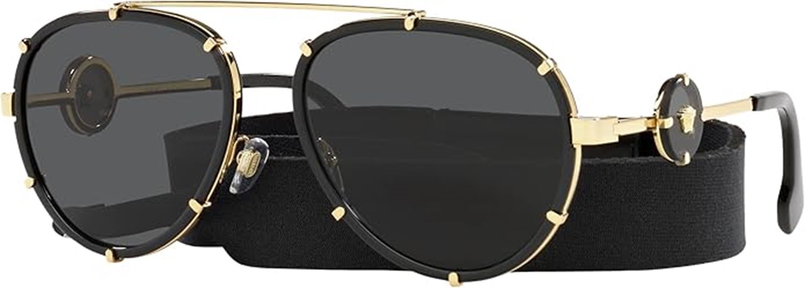 versace aviator sunglasses grey