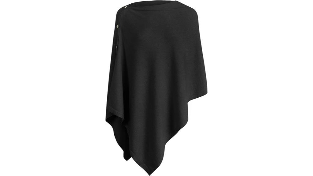 versatile knitted shawl poncho