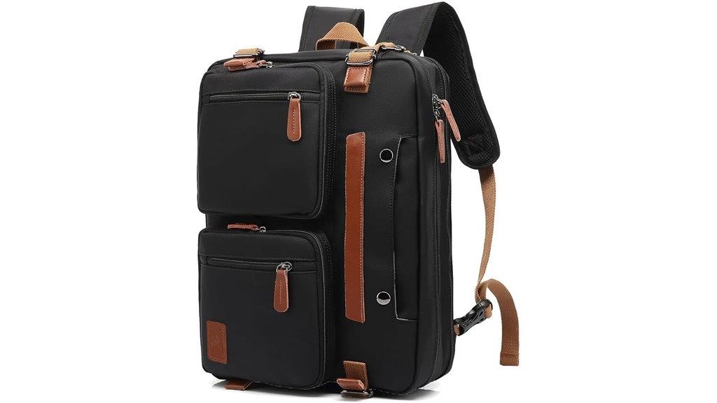 versatile laptop backpack design