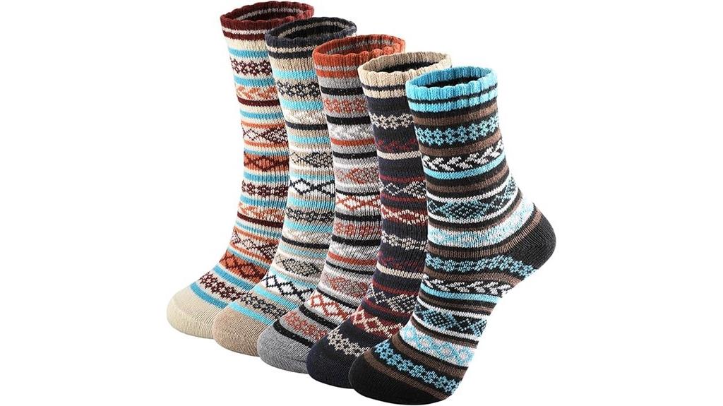 vintage wool winter socks