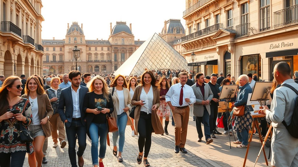 visitor demographics in paris