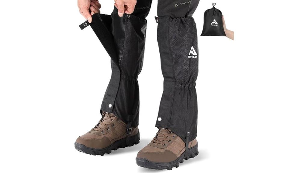 waterproof breathable hiking gaiters