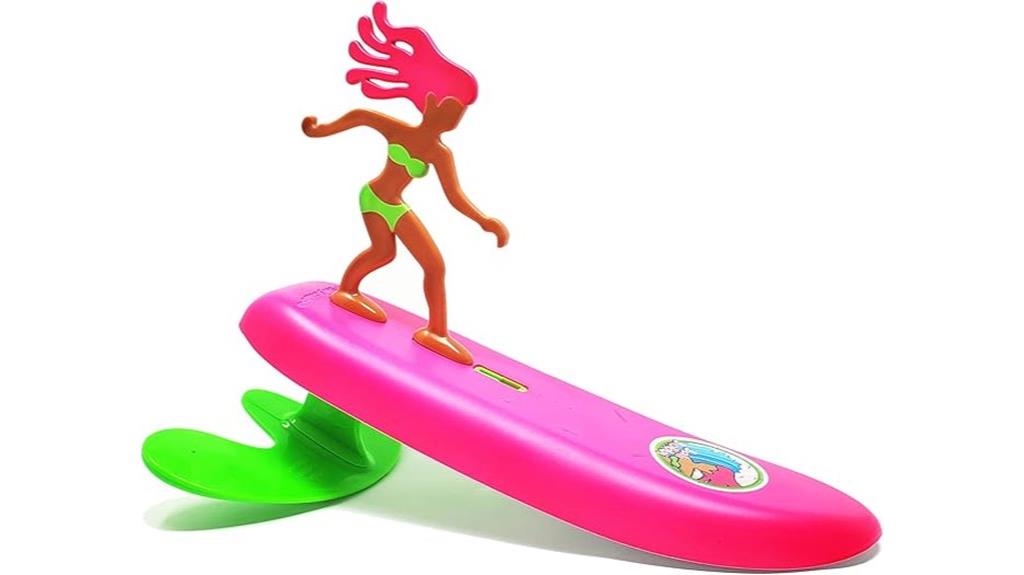 wave powered mini surfer toy