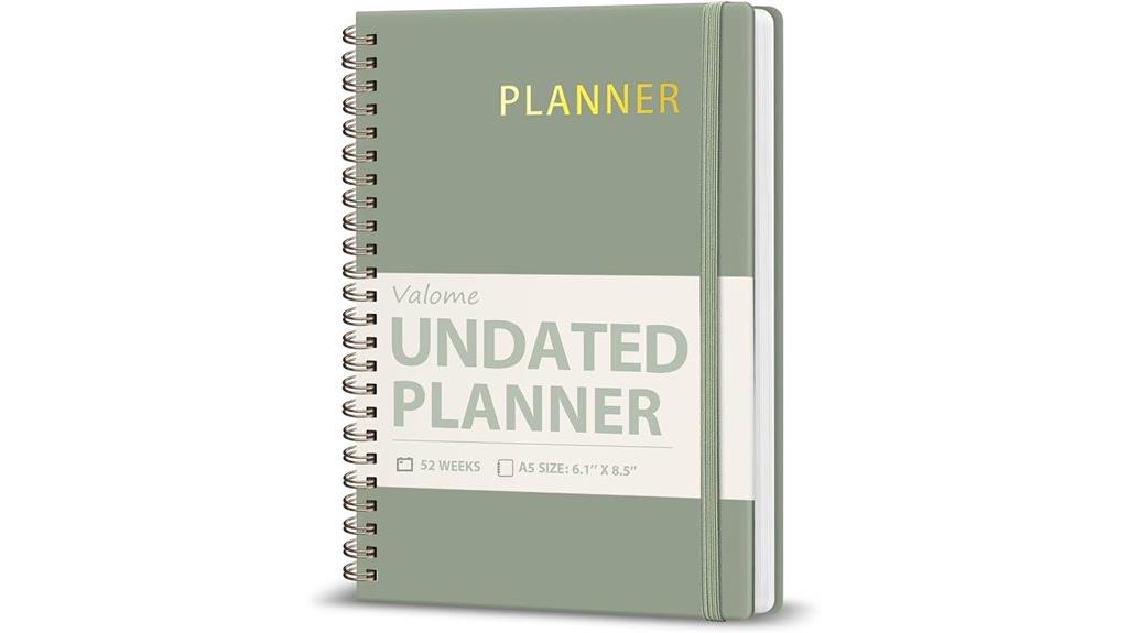 weekly planner with goals