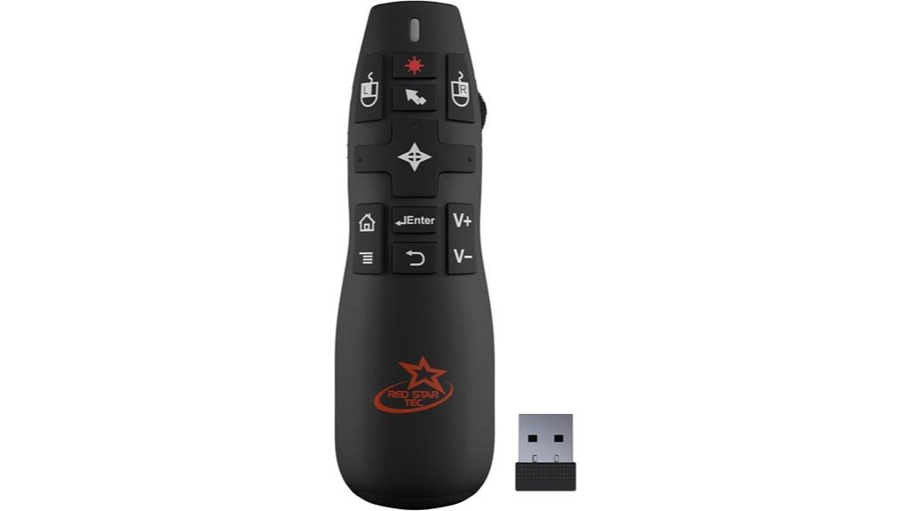 wireless presentation remote clicker