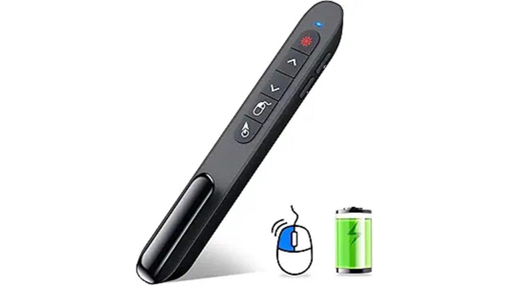 wireless presenter with air mouse