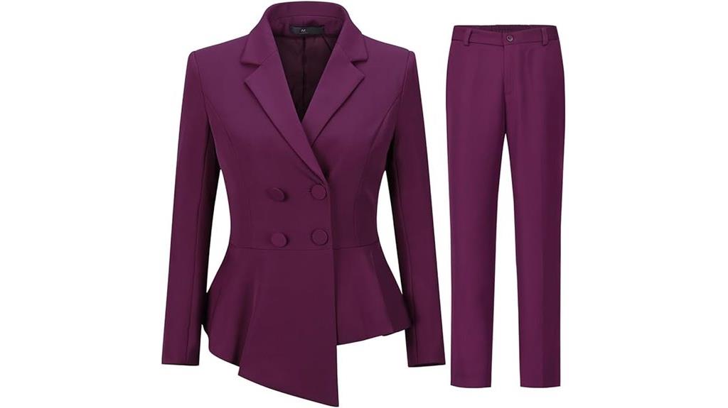 women s double breasted suit