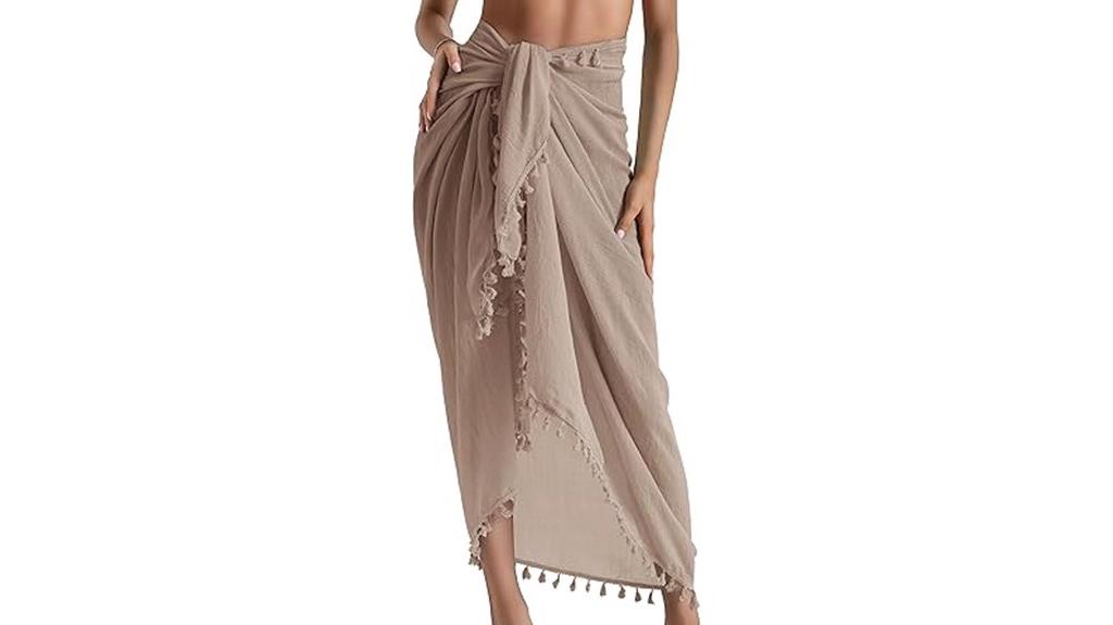 women s sarong beachwear cover up