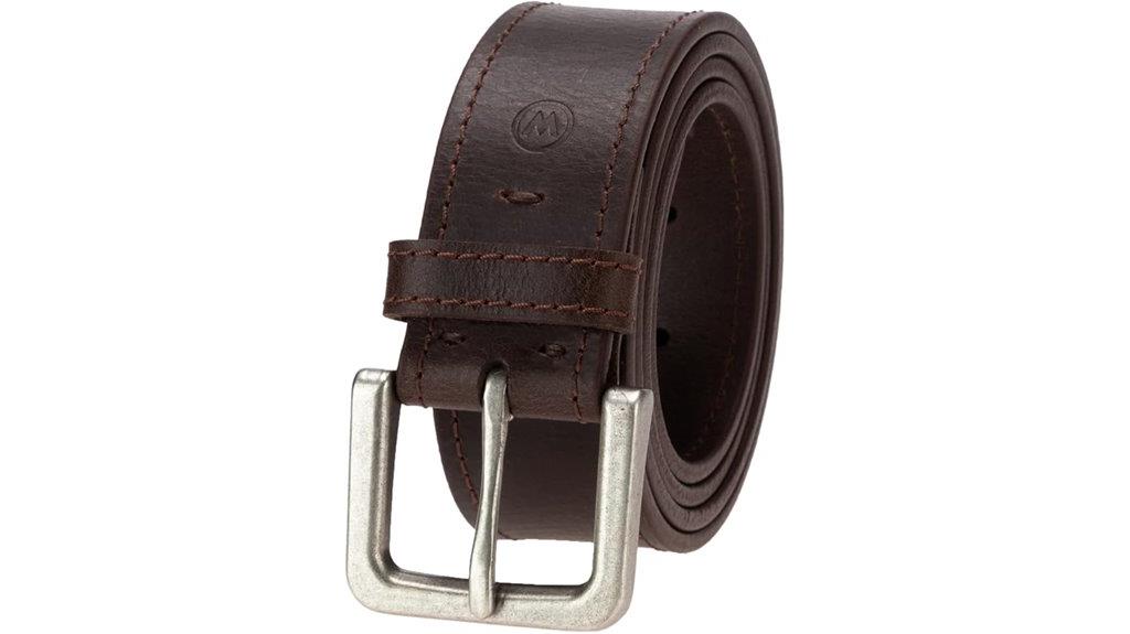 wrangler men s leather jeans belt