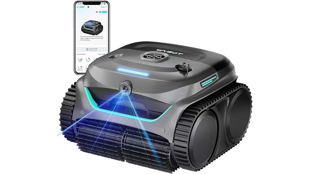 ai powered robotic pool cleaner