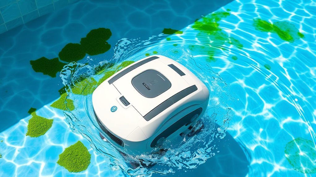 algae hides from robots
