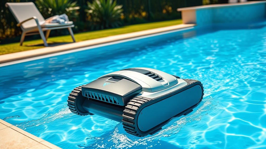 automatic hands free pool cleaning