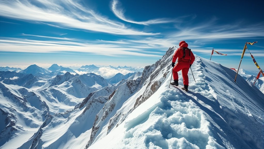 climbing mount everest