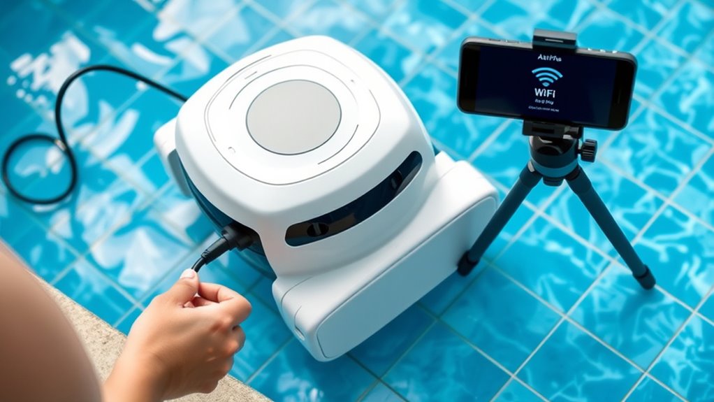 connect cleaner to wi fi