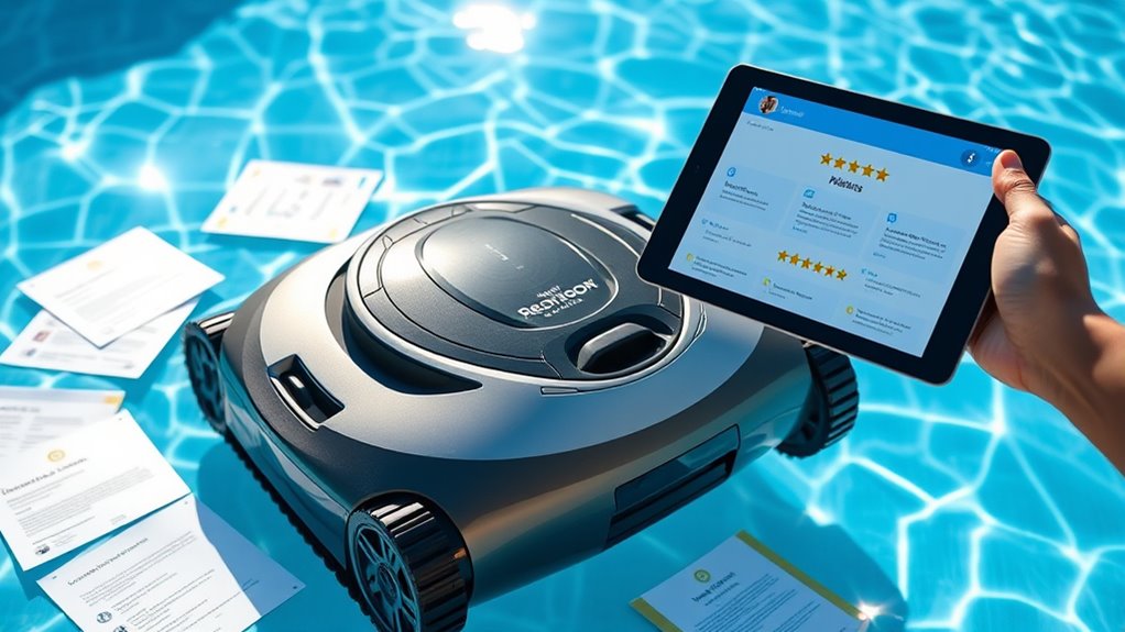 customer reviews guide pool cleaning