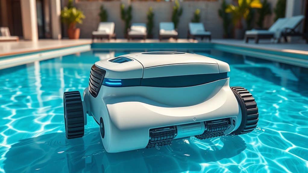 early robotic pool cleaner evolution