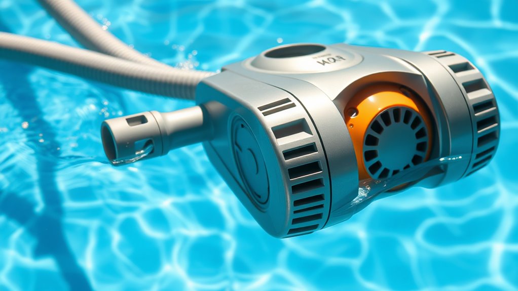 efficient pressurized pool cleaning