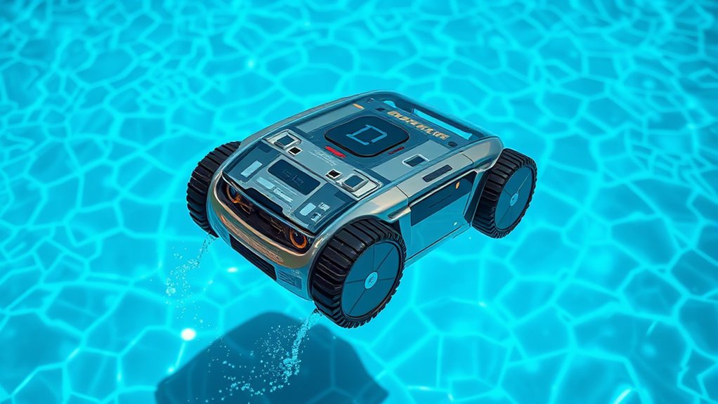 efficient sensor based pool cleaning