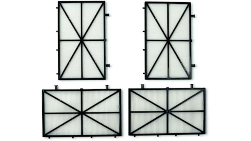 four pack filter panels