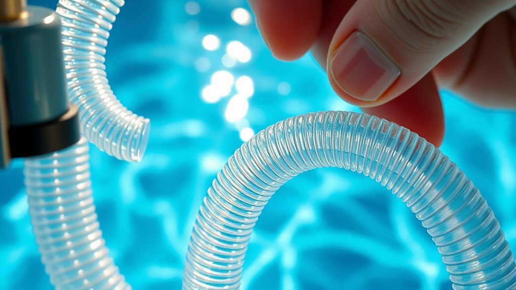inspect hoses for leaks