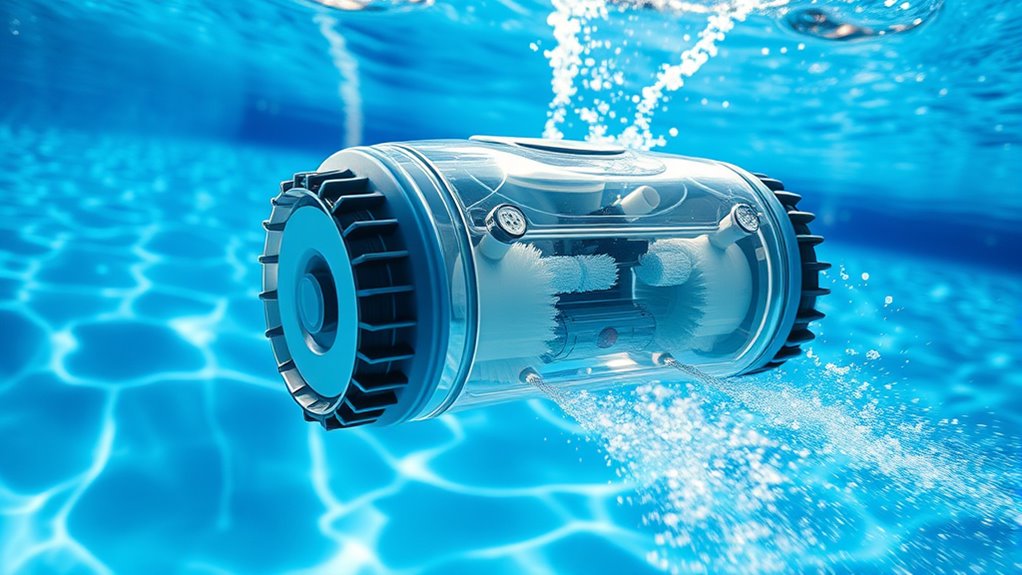 integrated pool cleaning system